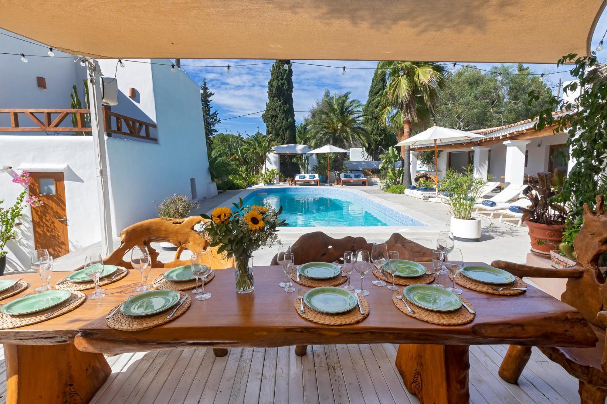 Villa Near Ibiza Town Sleeps 11 To 13 Guests Can Furnet Ngoại thất bức ảnh